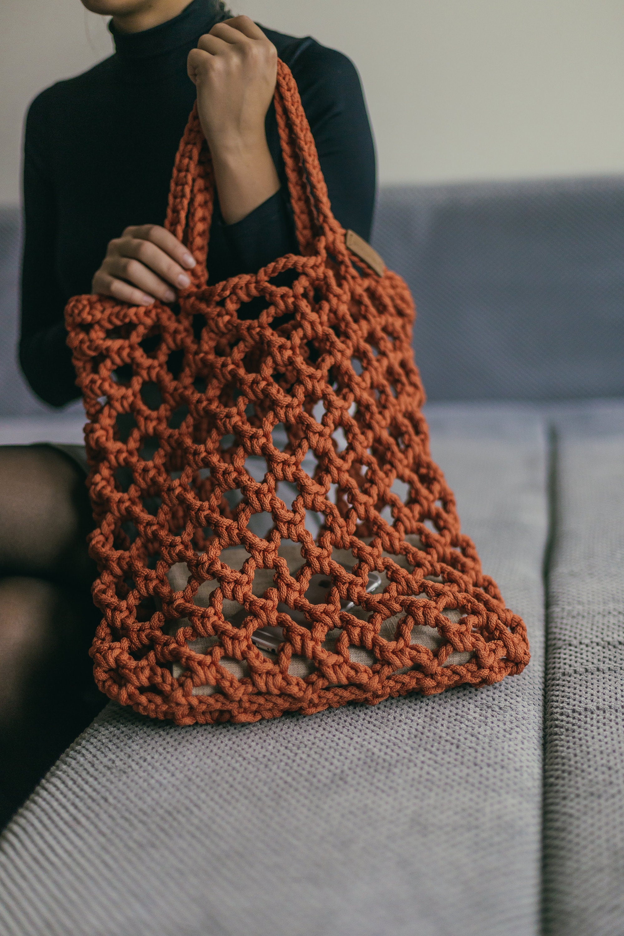 Crochet Bag Kit Crochet Kit Beginner With Yarn Crochet Kit Etsy
