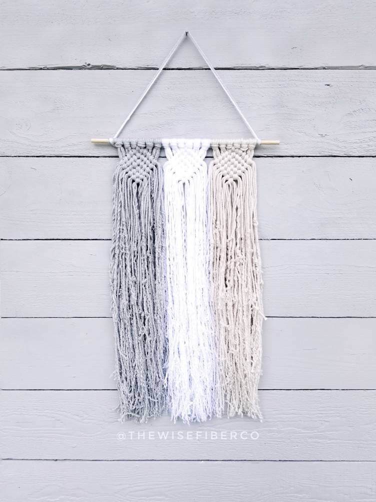 Custom Macrame Wall Hanging Modern Minimalist Boho Farmhouse Etsy