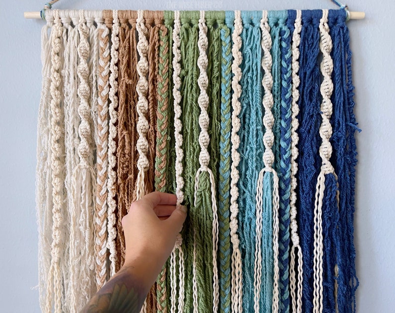 Macrame Wall Hanging Beach Grass / Sand Dune / Seaside Etsy