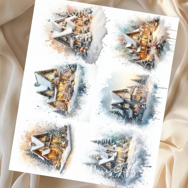 Winter Rice Paper - Etsy