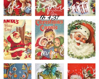 Vintage Children/'s Christmas Presents Quilt Fabric