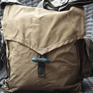 1970's Military bag, Canvas bag, Vintage messenger bag, Soviet army bag, USSR Distressed canvas bag, Canvas crossbody bag