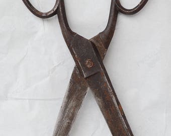 SOLINGEN Germany Antique Sewing scissors, Tailor scissors, Vintage scissors, Large Tailor's Scissors, Old rusty Scissors, home decor