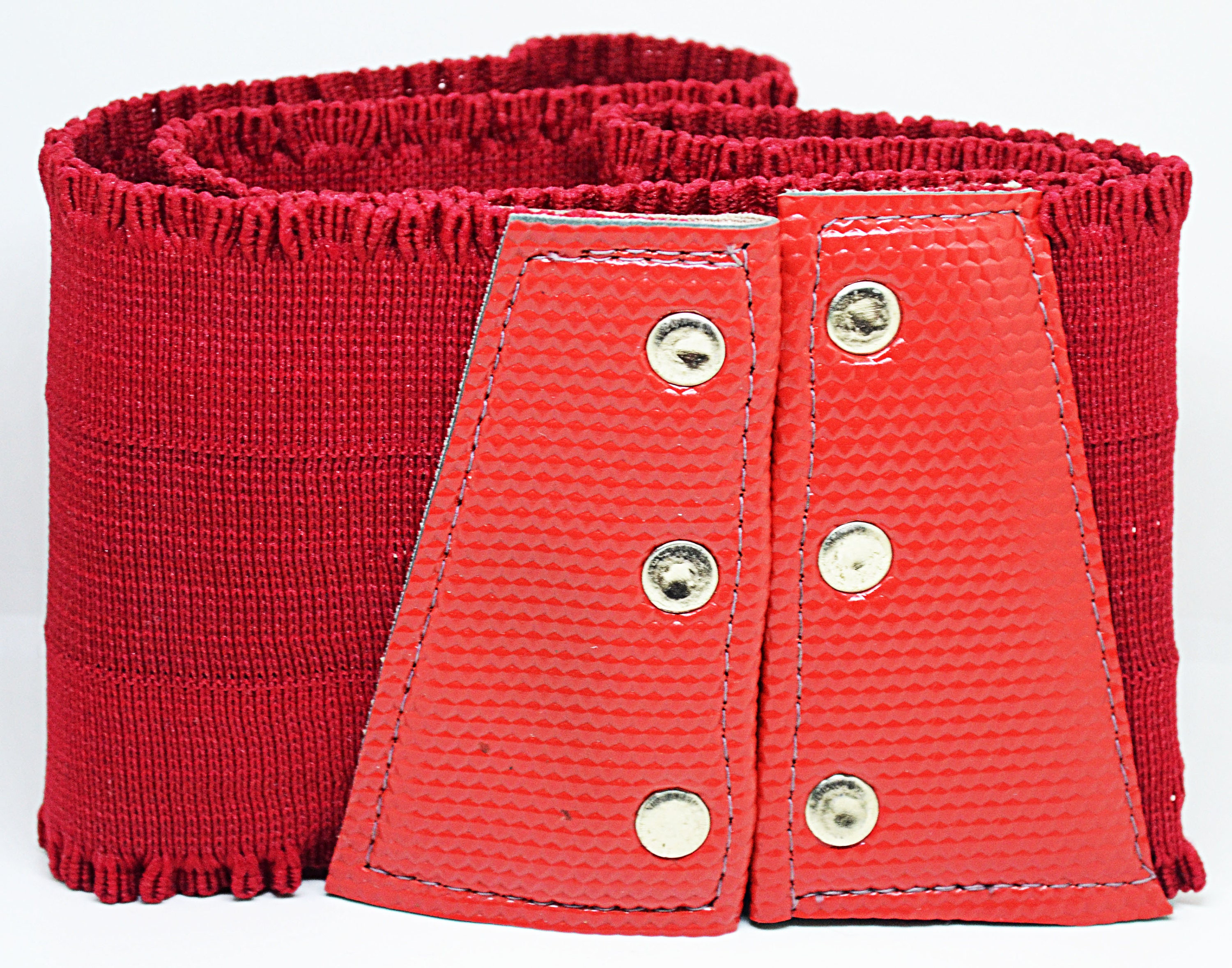red fabric belt