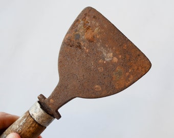 1920s Antique Wooden Chisel, Primitive Tool