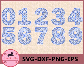 Free Free 106 Layered Mandala Numbers SVG PNG EPS DXF File