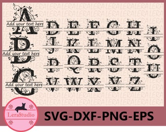 60 % OFF, Alphabet Svg, Split Letter Monogram, Alphabet Split Monogram Svg, Alphabet floral frame Font Svg, Dxf, Eps, Png, Calligraphy Font
