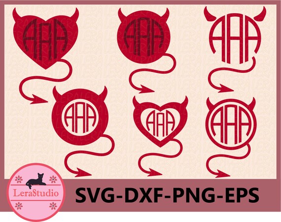 60 Off Devil Svg Halloween Monogram Svg Devil Horn And Etsy
