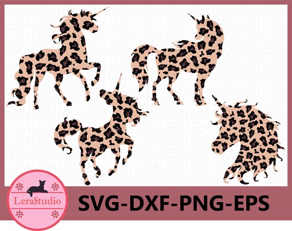 Download 60 Off Unicorn Leopard Svg Files Animal Svg Silhouette Etsy