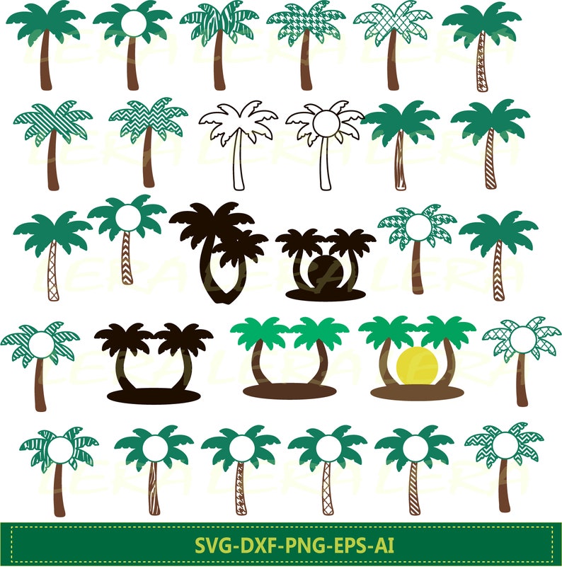 Download 60 % OFF Palm tree svg Palm tree Monogram svg Tropical | Etsy