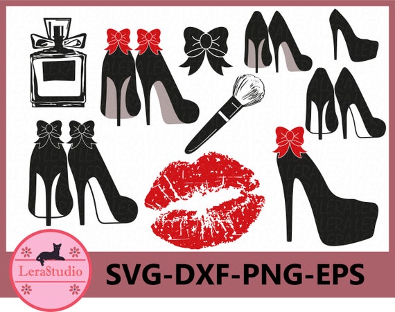Download 60 Off High Heels Svg Stiletto Heels Svg Lipstick Woman Etsy