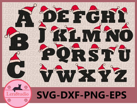 Download 60 Off Alphabet Christmas Svg Santa Svg Christmas Svg Etsy PSD Mockup Templates