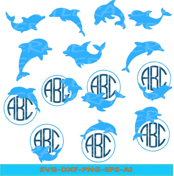Download 60 % OFF Dolphin Svg Dolphin Monogram Svg Dolphin Clipart | Etsy