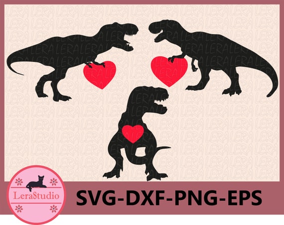 60 Off Valentine S Day Svg Png Eps Dxf Dinosaurs Etsy