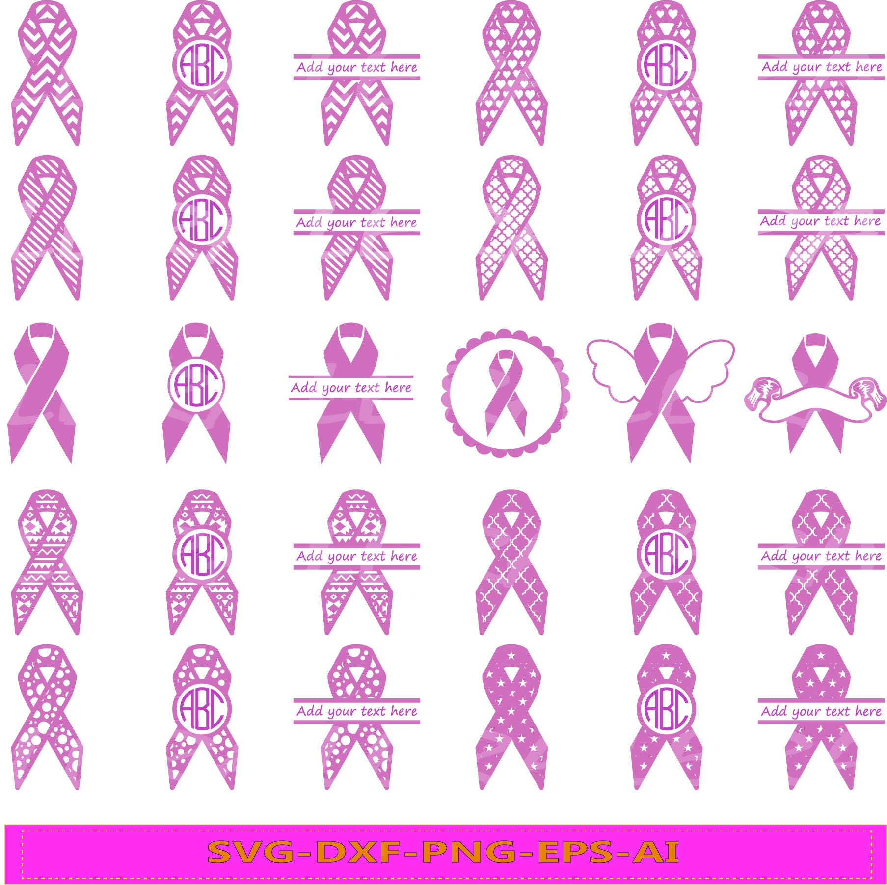 Download 60 % OFF Cancer Ribbon svg Ribbon Monogram Svg Ribbon ...