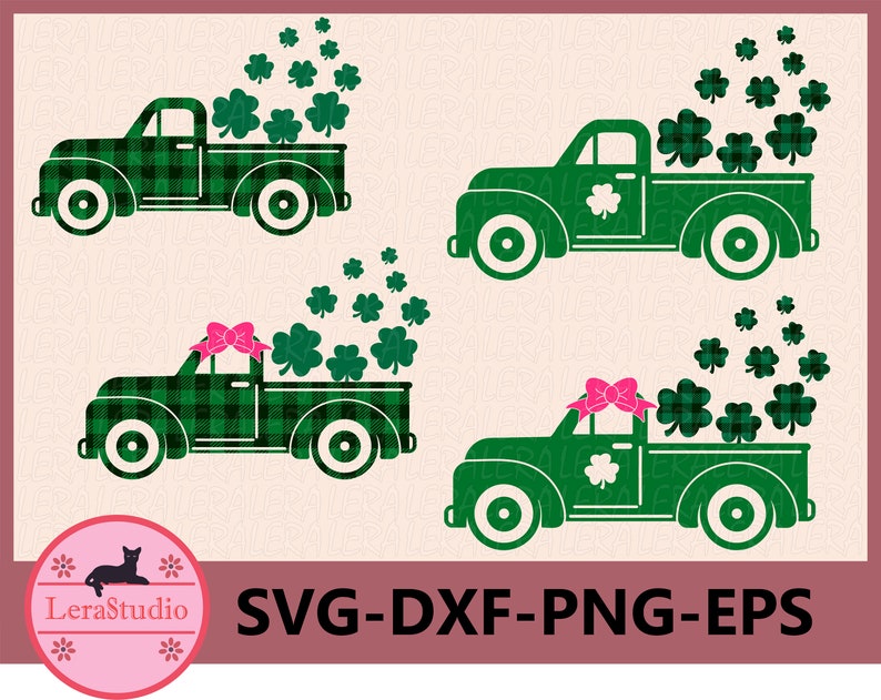 Free Free Truck With Shamrocks Svg 880 SVG PNG EPS DXF File