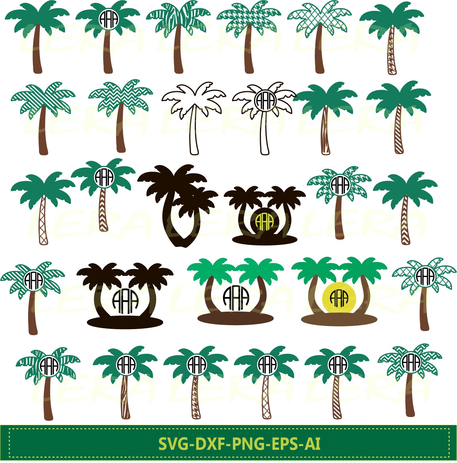 Download 60 % OFF Palm tree svg Palm tree Monogram svg Tropical | Etsy