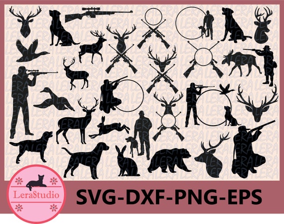 Download 60 Off Hunting Svg Hunting Silhouettes Hunting Monogram Etsy