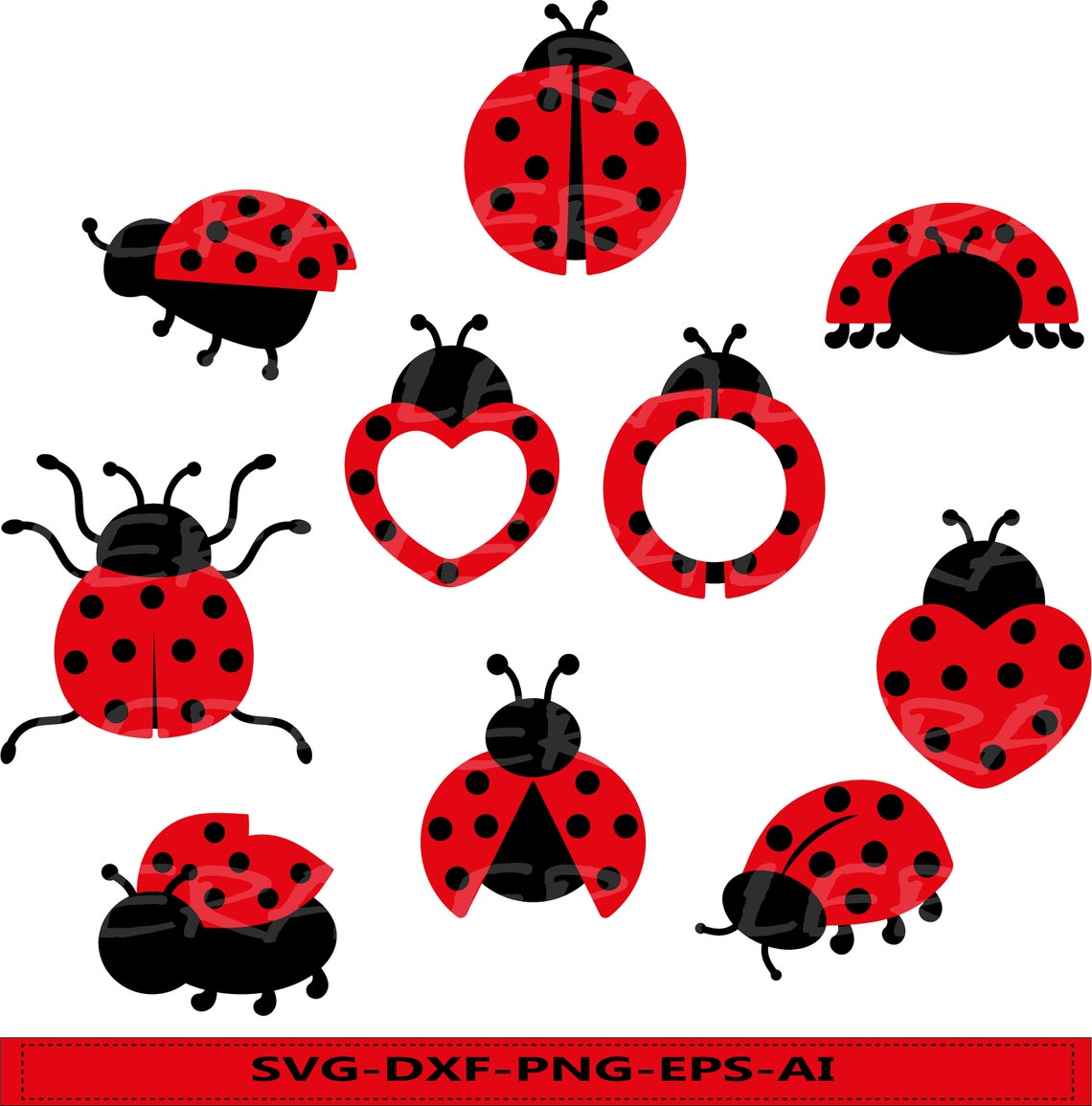 60 OFF Ladybug Svg Ladybug Monogram Frames SVG Ladybugs Etsy