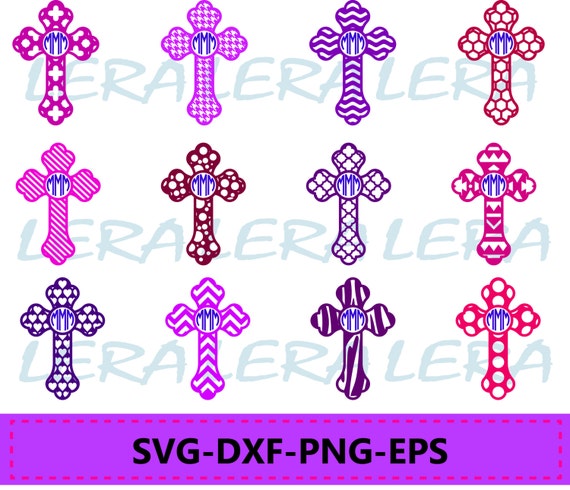 60 % OFF Cross Monogram SVG Cross Monogram Frame Cross SVG ...