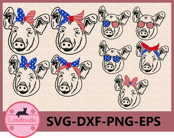 Download 60 Off Pig Svg 4th Of July Svg American Flag Pig Svg Etsy
