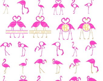 60 % OFF, Flamingo SVG, Flamingo Monogram Svg, Flamingo svg, Flamingo clipart, Flamingo SVG, dxf, ai, eps, png, Flamingo Vector files