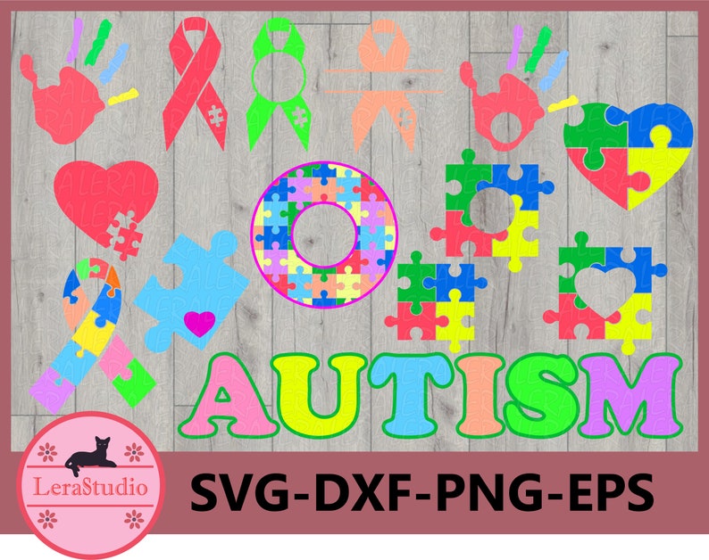 Autism Awareness Svg Instant Download Autism SVG 60 /% OFF Puzzles svg png Cricut Silhouette eps Autism Heart SVG dxf