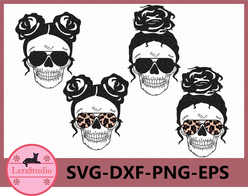 Download 60 % OFF Mom life Mom life Skeleton svg Skull with glasses ...