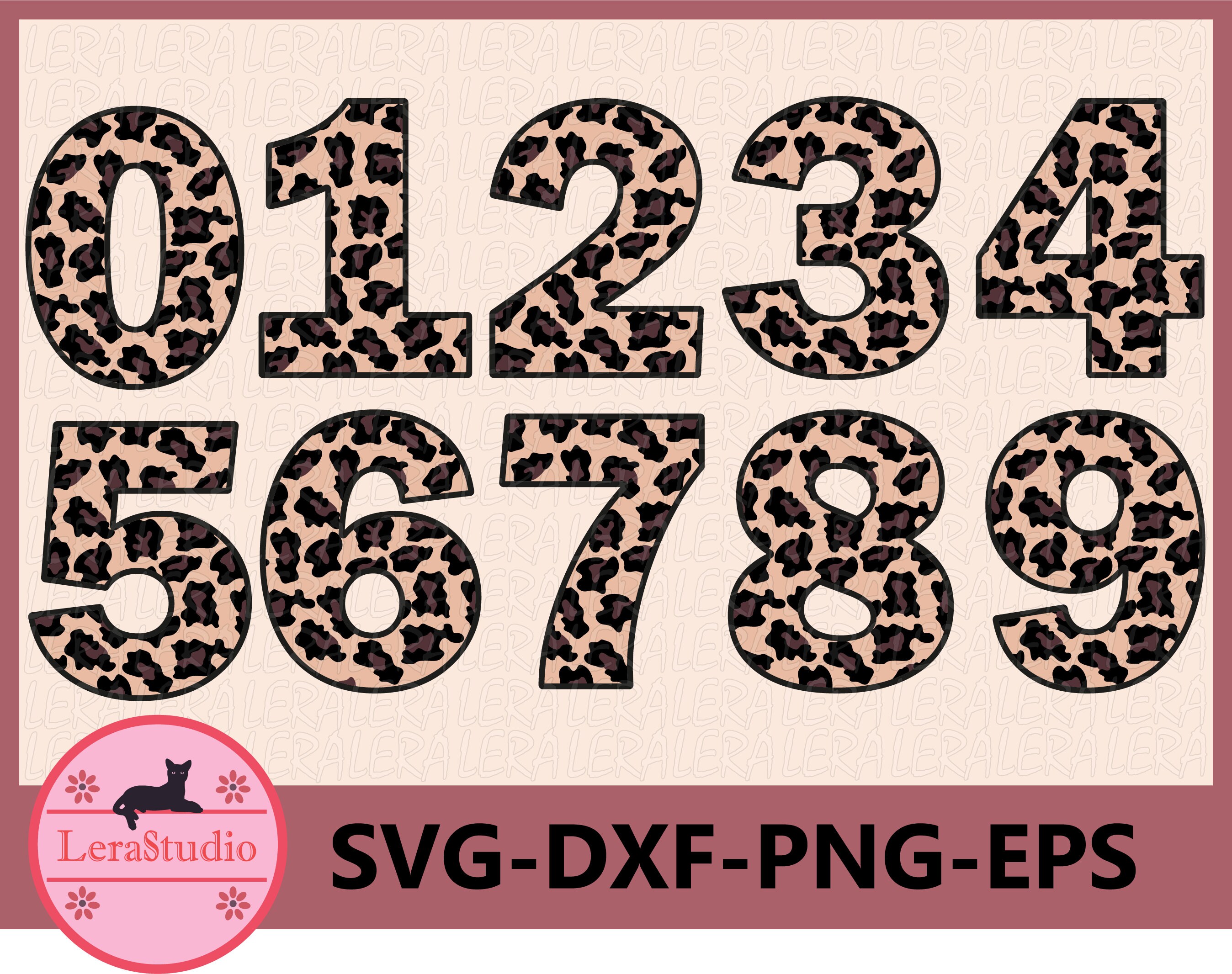 Svg числа. Number svg.
