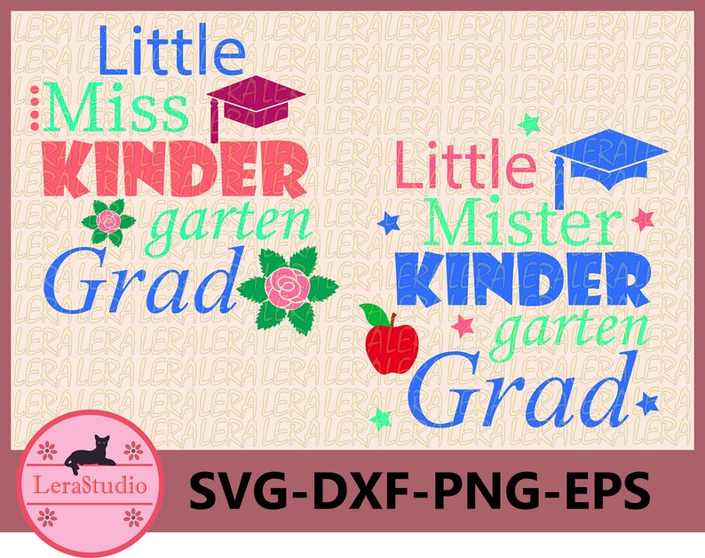 Download 60 % OFF Little Kindergarten Grad Svg Cap Gown Preschool | Etsy