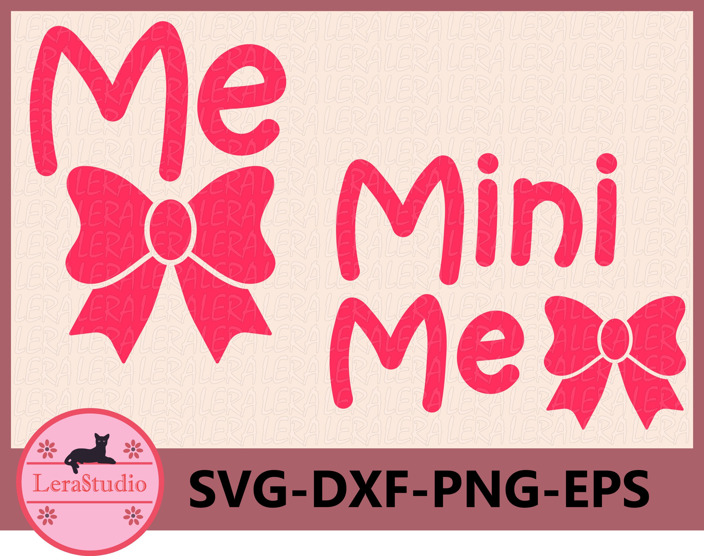 Download 60 % OFF Me Mini Svg Mommy and Me Svg Cutting File Girl | Etsy