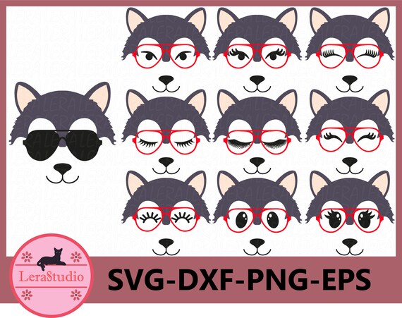 Download 60 Off Wolf With Glasses Svg Wolf Eyelashes Face Svg Cute Etsy Yellowimages Mockups