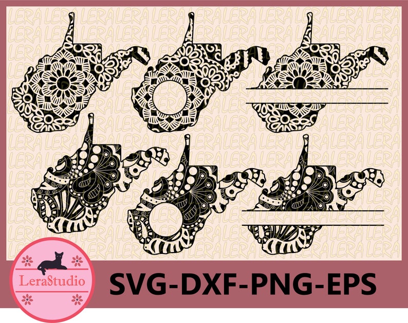 Download 60% OFF West Virginia State SVG West Virginia Mandala SVG ...