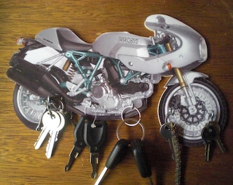 Schlusselanhanger Wand Ducati Motorrad Etsy