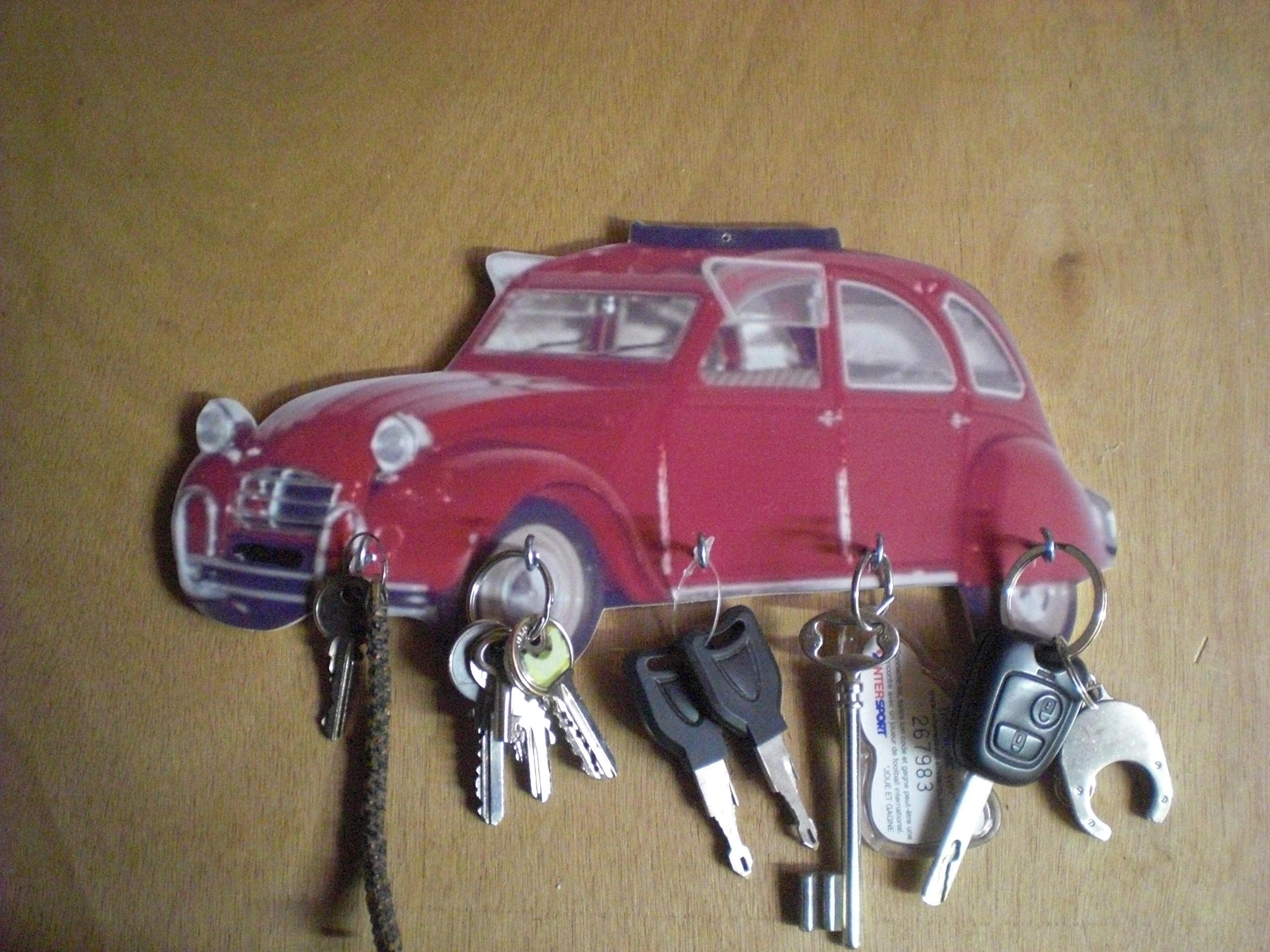 Citroen 2 Cv Charleston Accroche Clés/2 Porte Clés