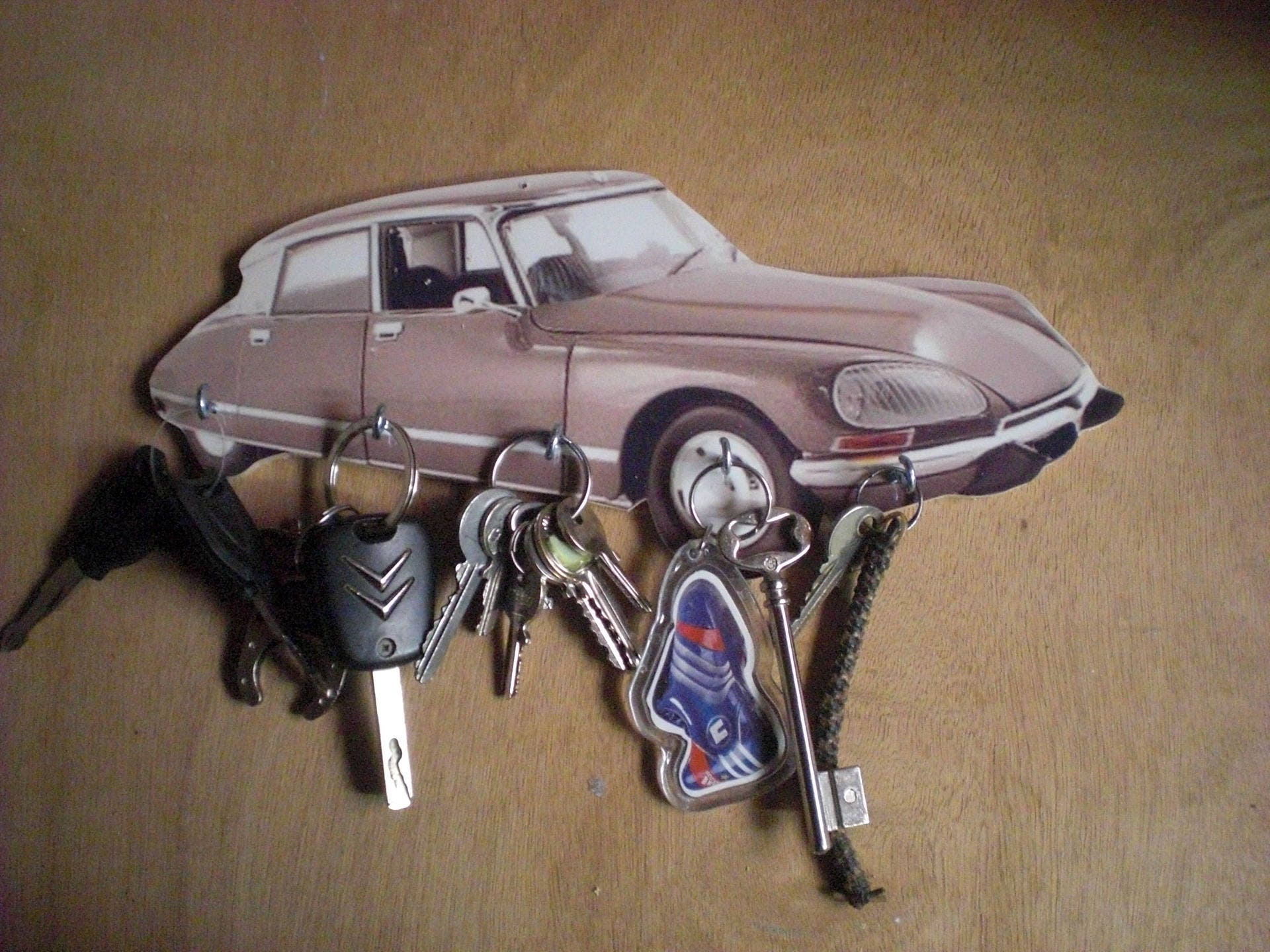 Porte Clés Mural Citroen Ds 23 Pallas, Accroche Vintage Personnalisé
