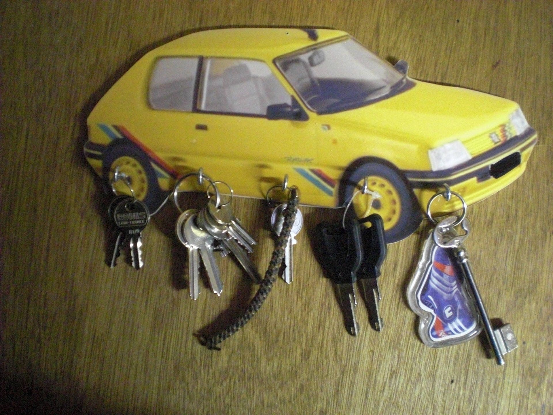 Porte Clés Mural Peugeot 205 Gti/Accroche Gti