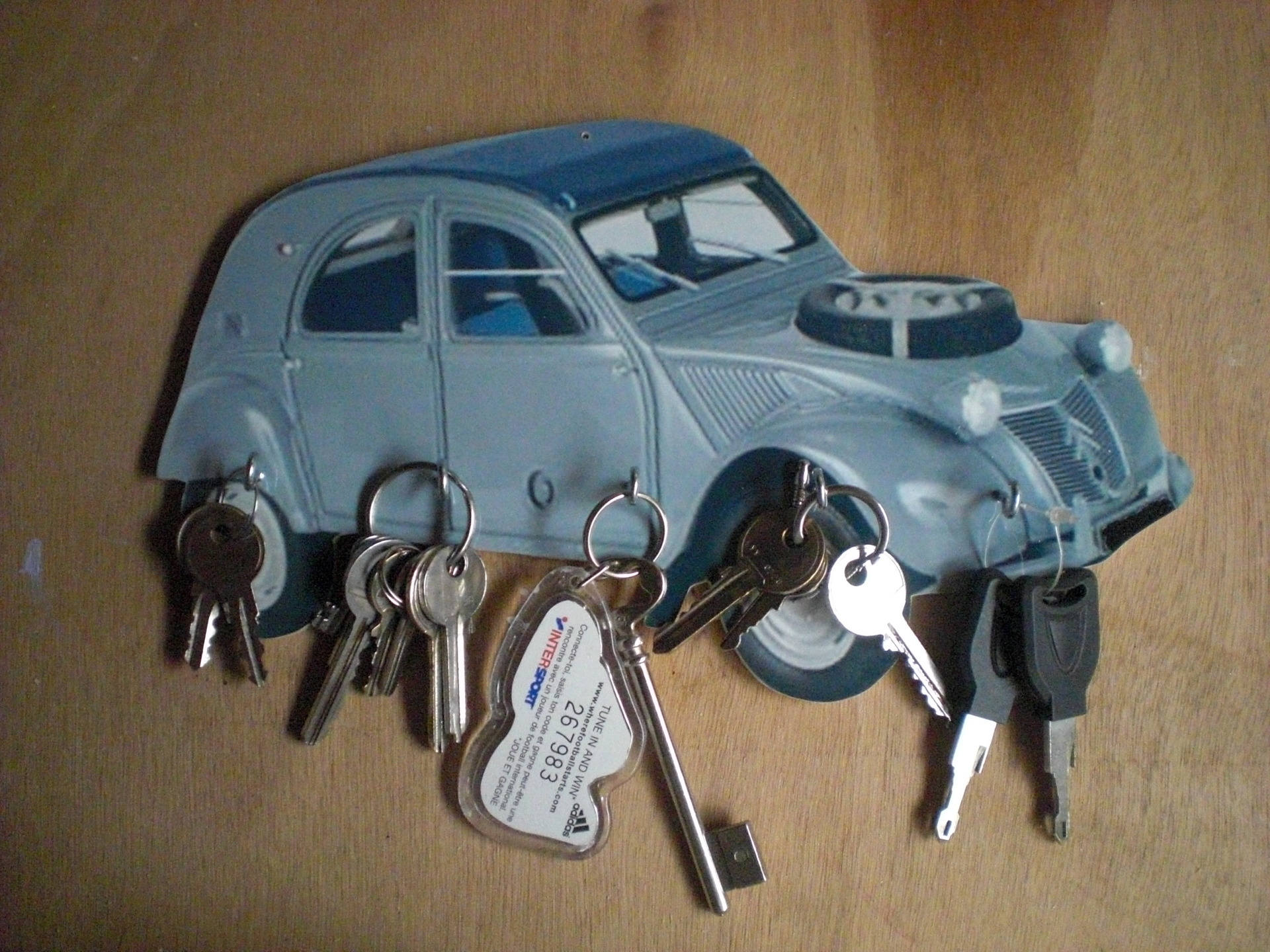 Porte Clés Mural 2Cv Sahara