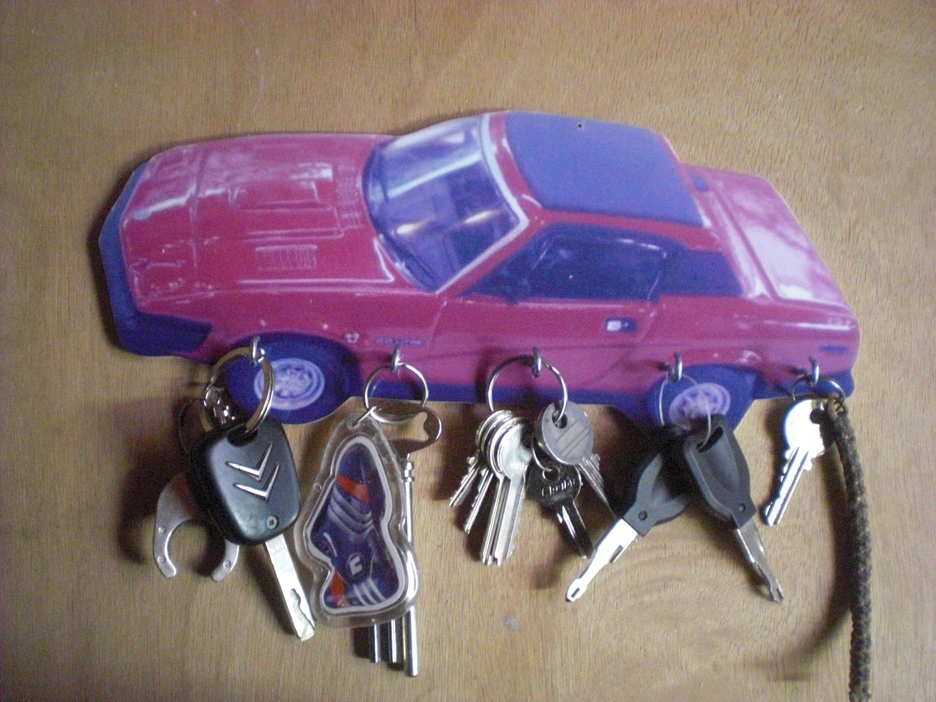 Porte Clés Mural Triumph Tr7, Accroche Vintage Personnalisé, Portrait Pet, Cadeau Anniversaire Perso