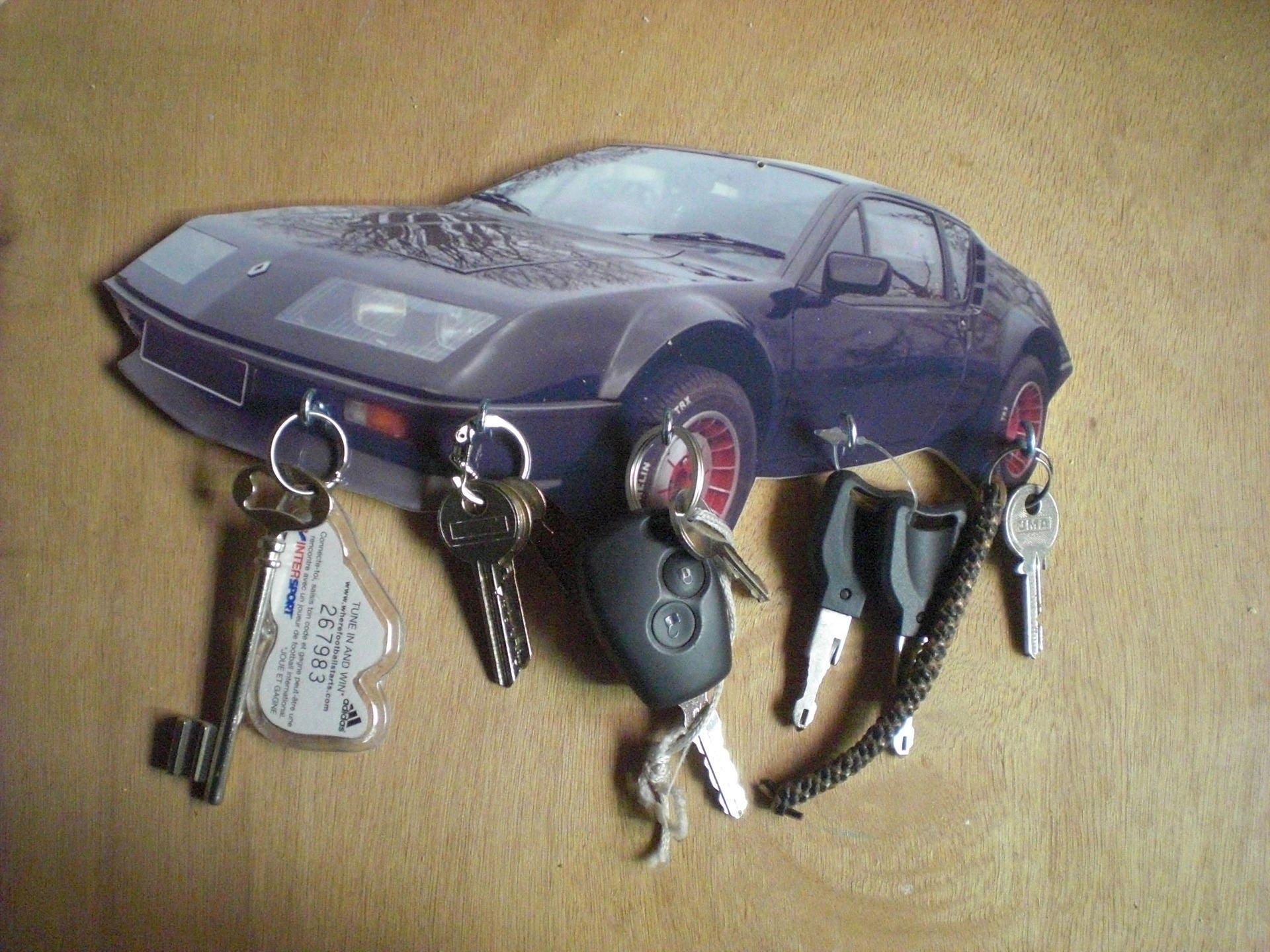 Alpine A310 Porte Clés Mural /Accroche Vintage Personnalisé Alpine A310, Hang Keys Wall