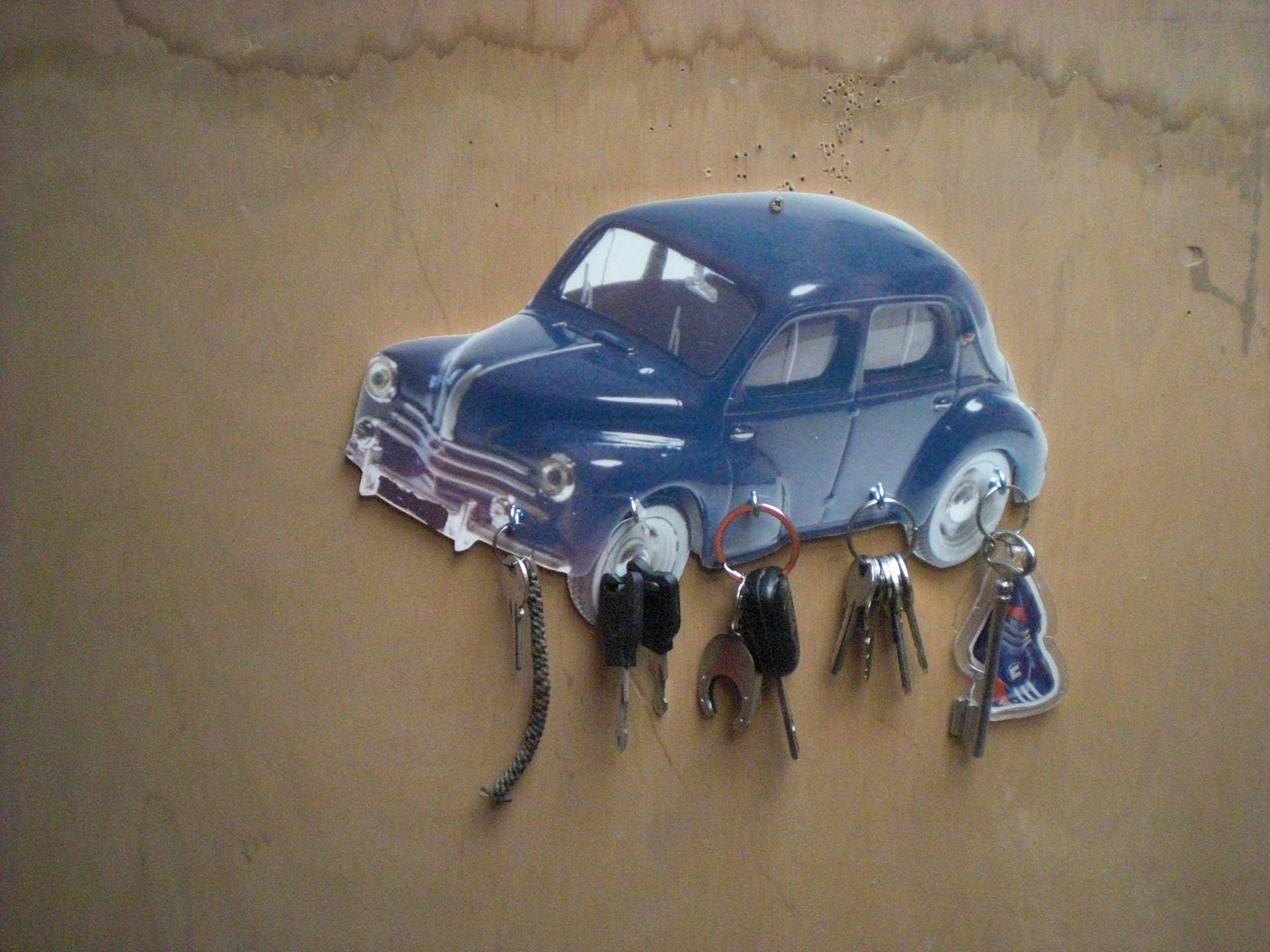 Porte Clés Renault 4Cv/Accroche Vintage