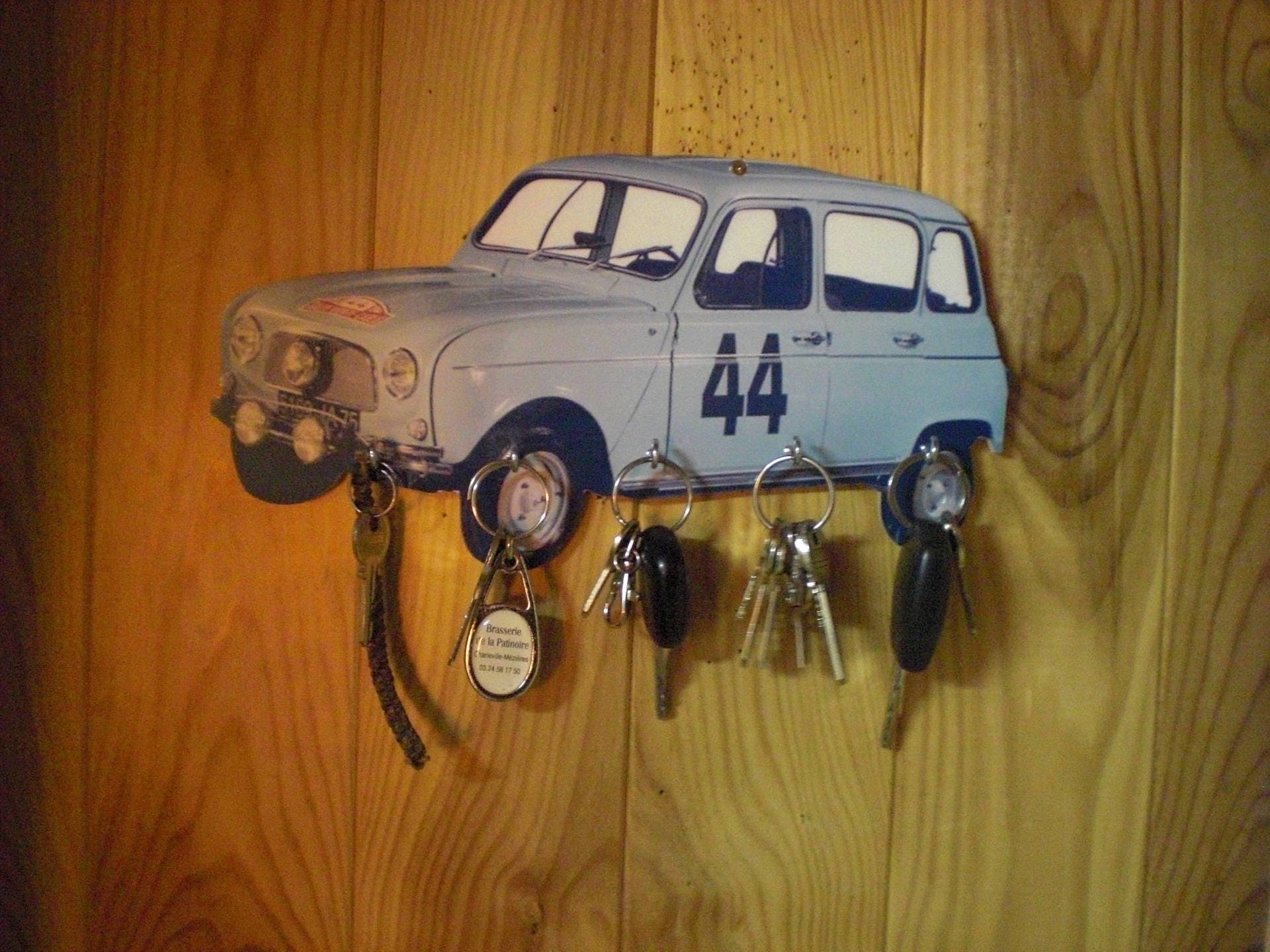 Porte Clés Mural Renault 4L, Accroche Mural, Vintage, Personnalisé