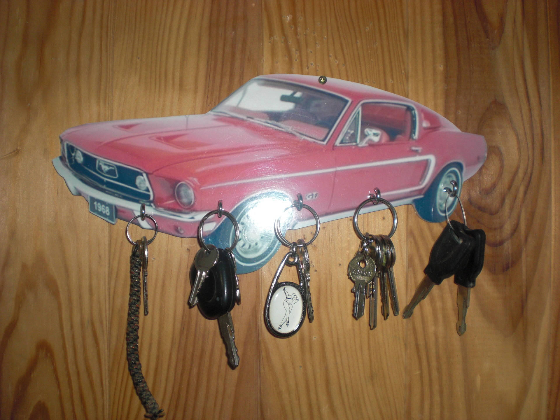 Ford Mustang/Porte Clés Mural Ford Mustang, Accroche Mustang, Vintage, Ford Mustang Personnalisé, Ca