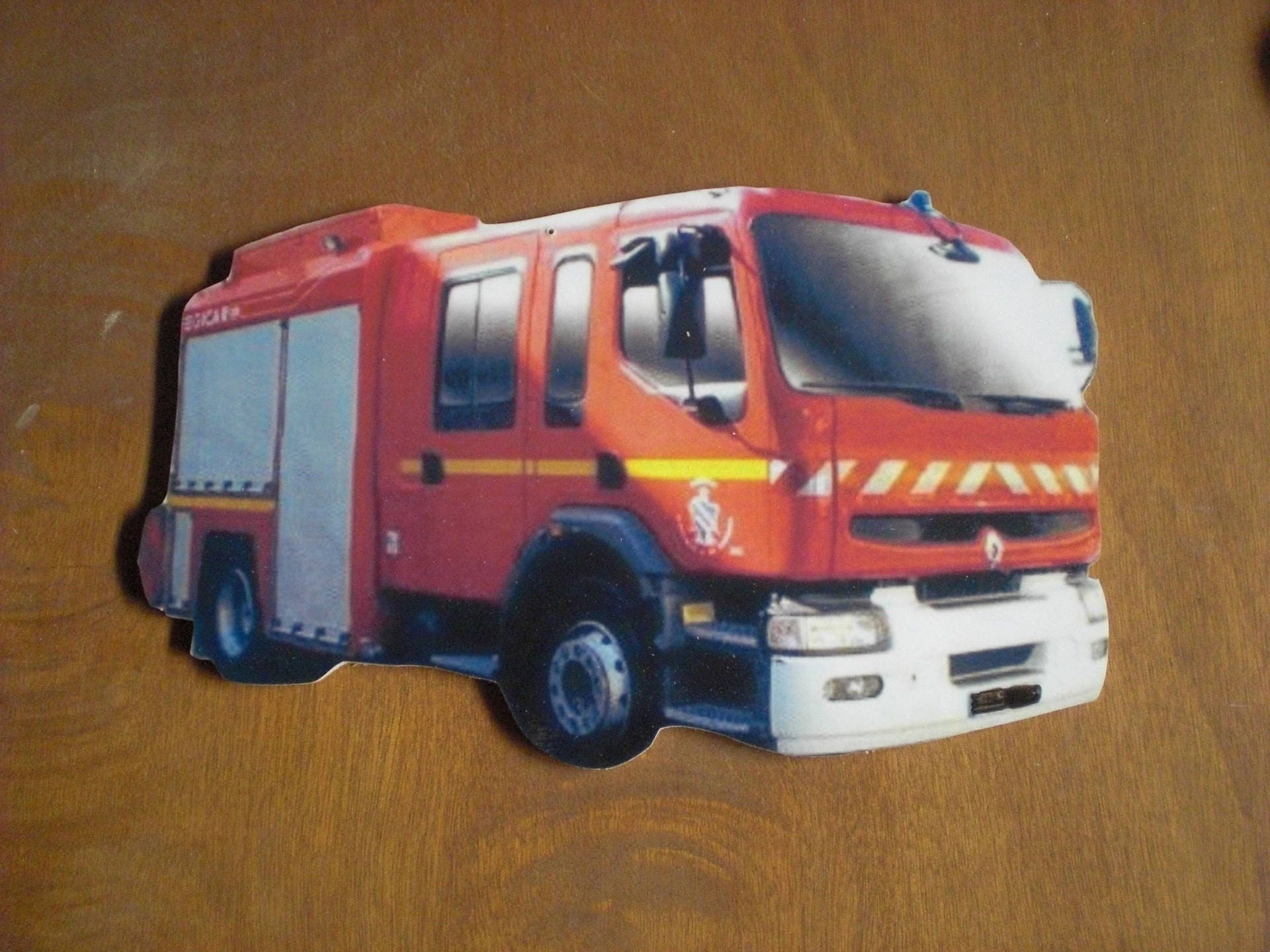 Plaque Décorative Renault Premiun Pompiers | No Emaillée, Portrait Personnalis, Portrait Per, Cadeau