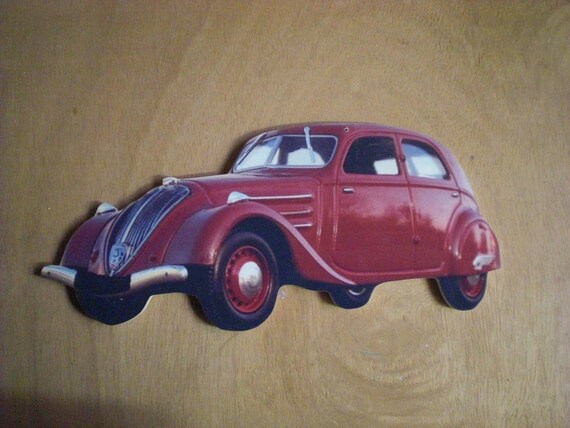 Plate Decorative Peugeot 202 no Enamel 