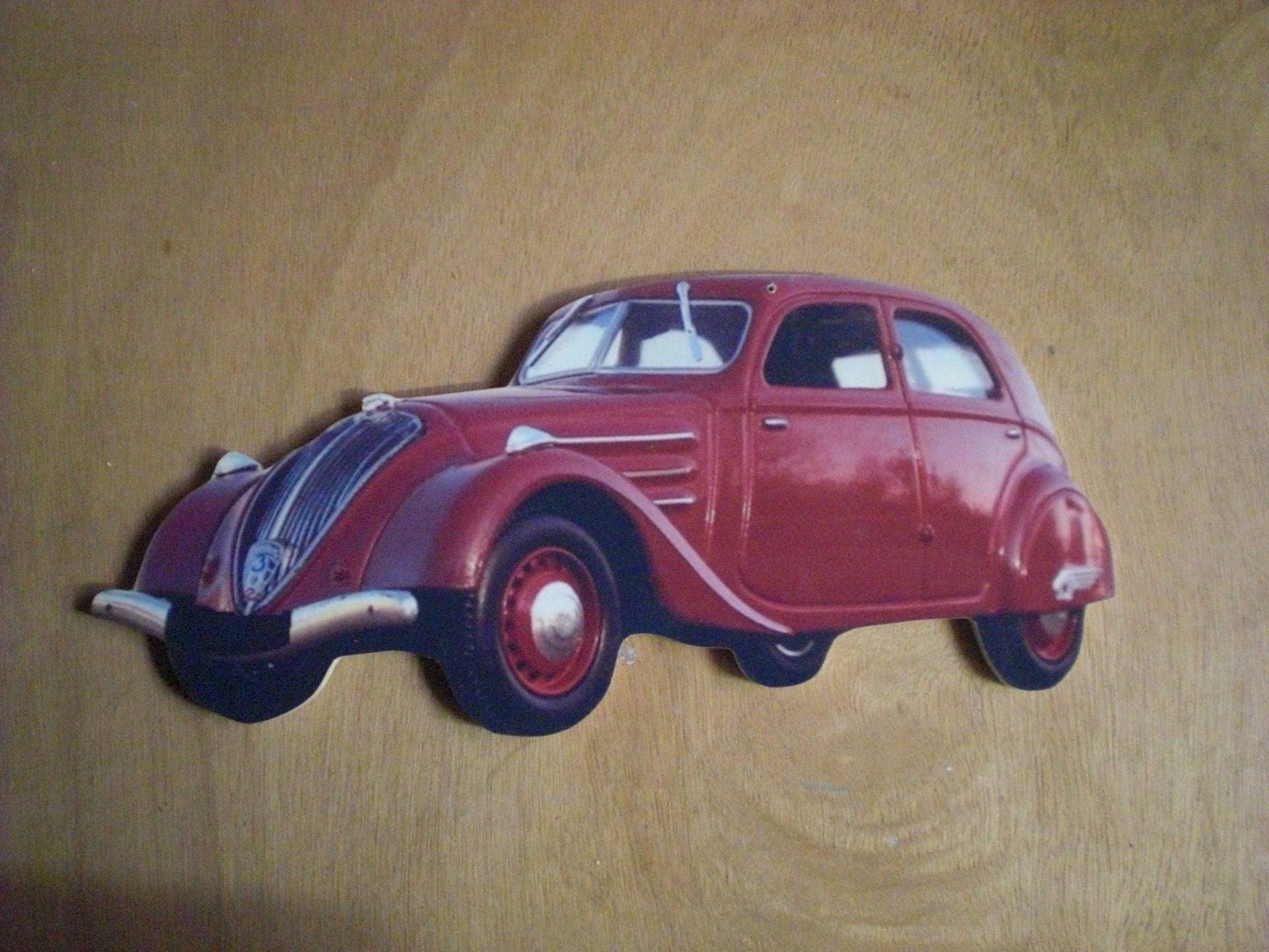 Plaque Décorative Peugeot 202 | No Émaillée