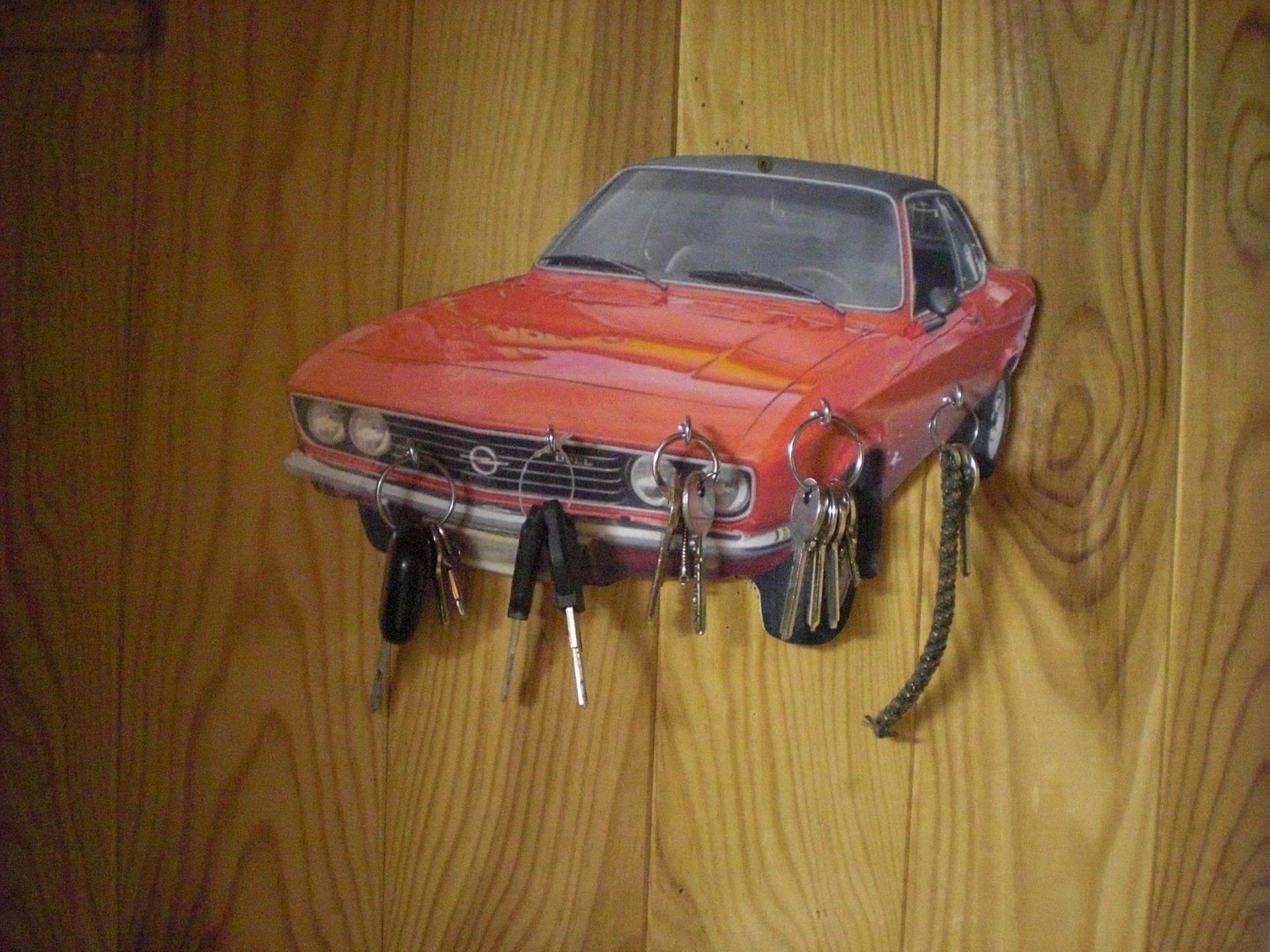 Porte Clés Mural Opel Manta, Accroche Clés, Portrait Automobile, Portrait Personnalisé, Portrait Pet