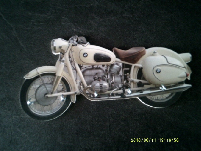 Porte Clés Moto Bmw R60 Beige/ Accroche Beige