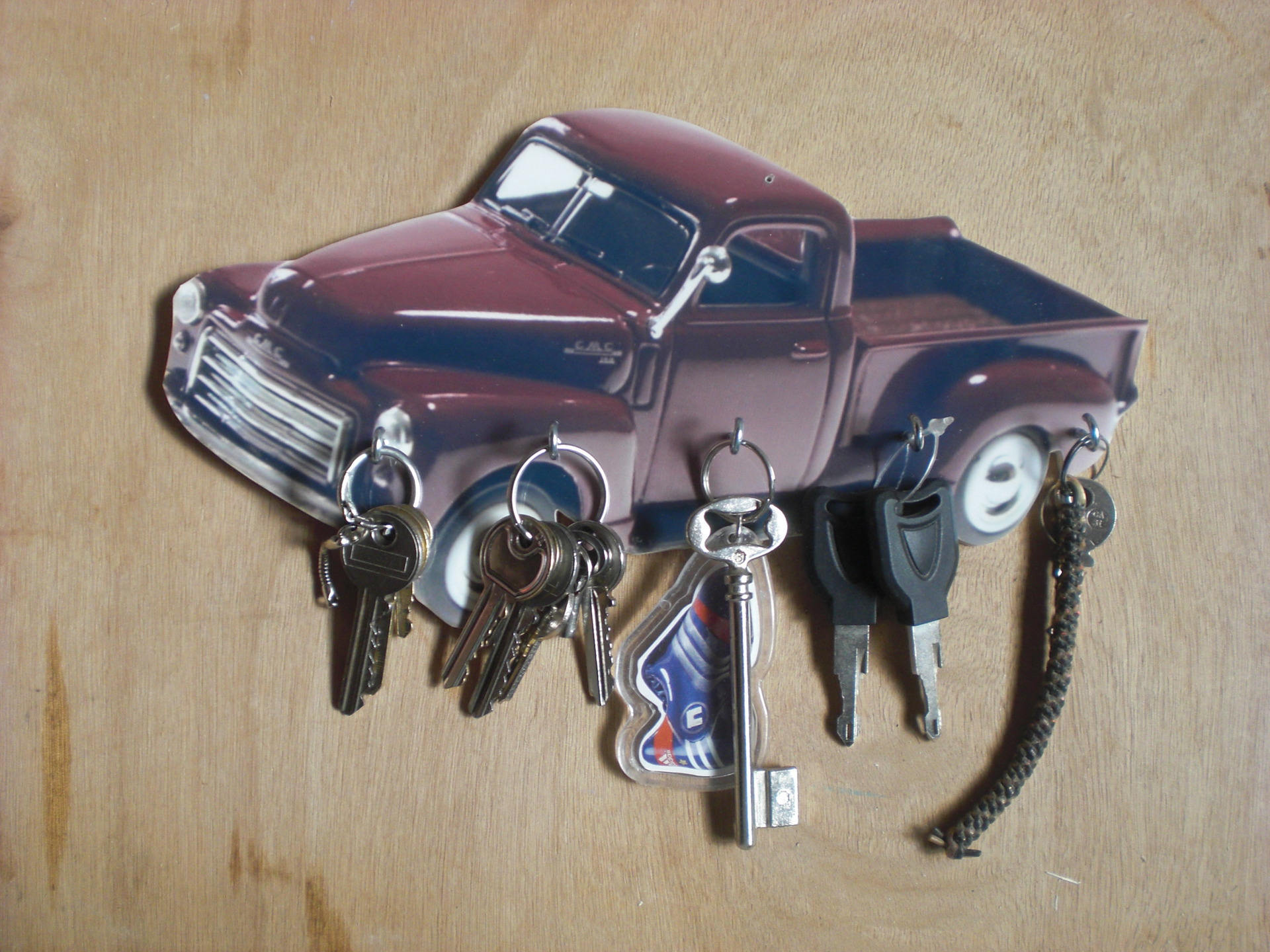 Porte Clés Mural Gmc Pick Up/Accroche Vintage