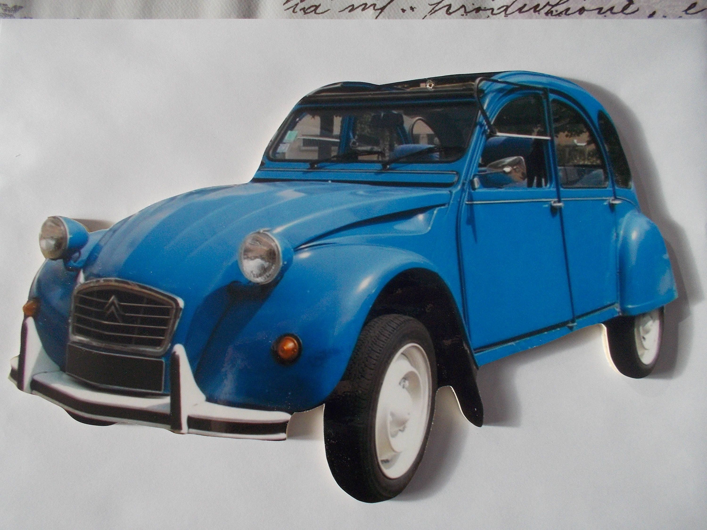 2 Cv Plaque Décorative/ 2Cv de Porte/ Cuisine